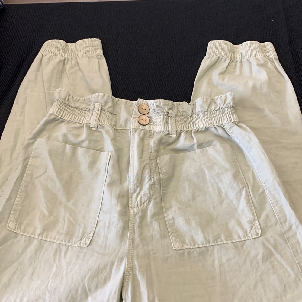 Zara paper bag pants